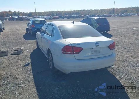 2013 Volkswagen Passat 2.5L Se from USA, damaged, VIN 1VWBP7A34DC099946